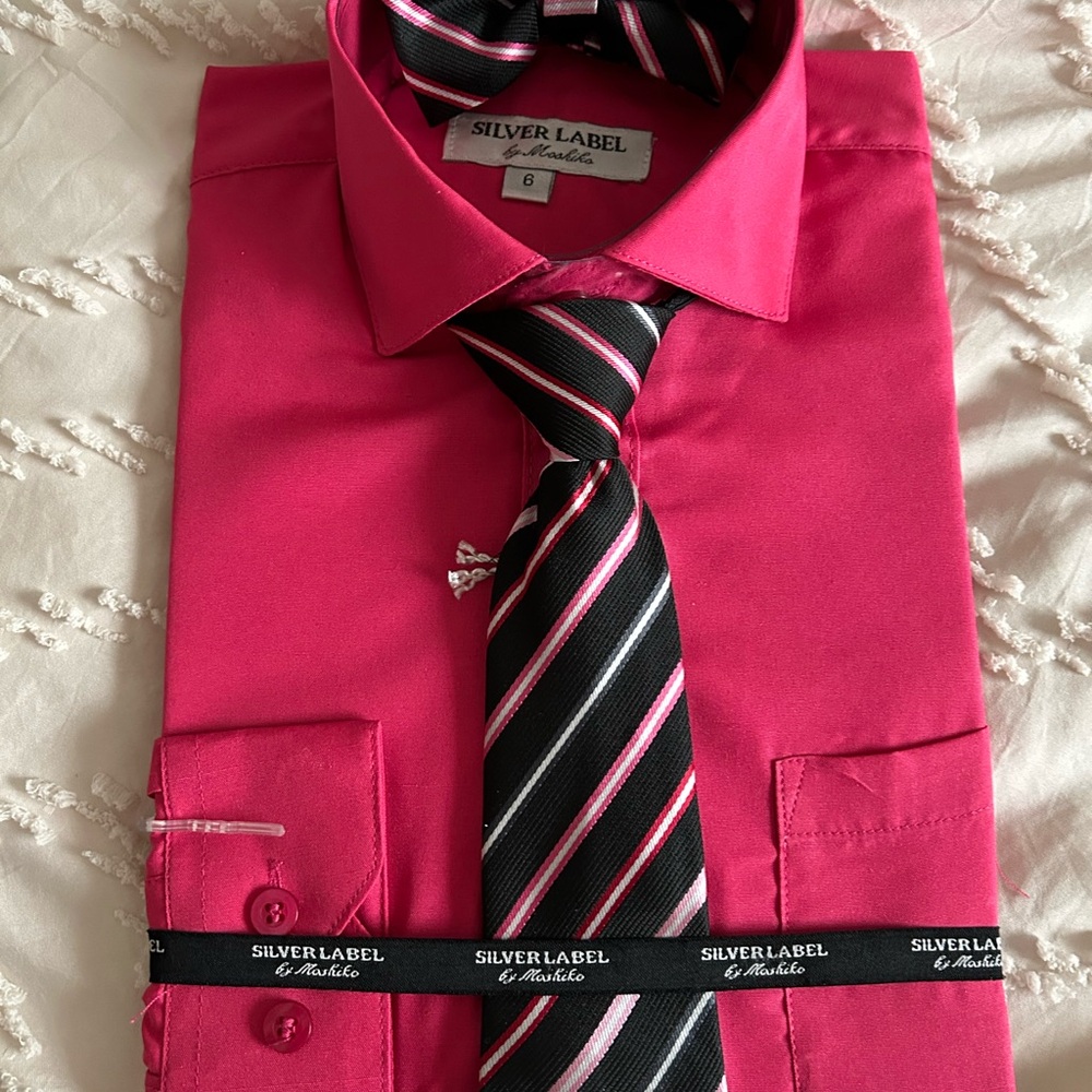 Men's Pink Dress Shirt
